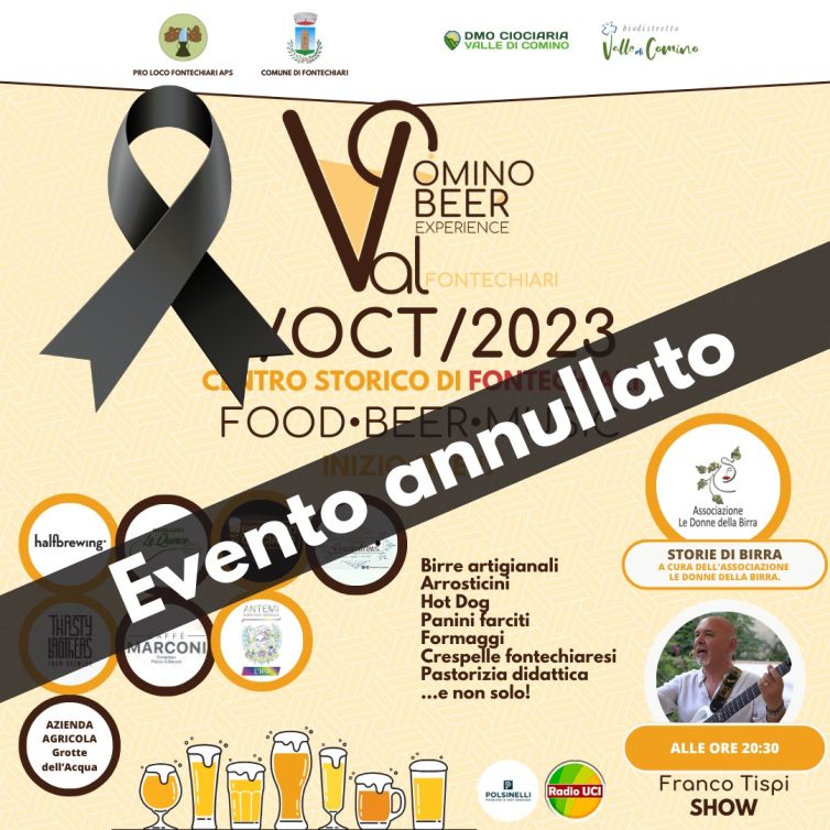 evento annullato